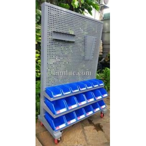 Kệ đựng linh kiện, kệ dụng cụ 3 loại khay